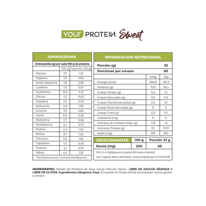 Your Protein Vegan Sweet - Chef Protein