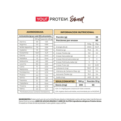 Your Protein Whey Sweet - Chef Protein